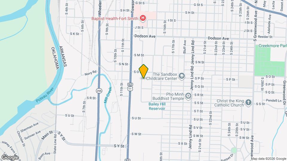 1701 S 12th St Map and Location Details