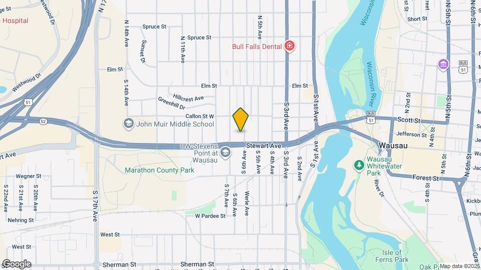 406 S 6th Ave Map and Location Details