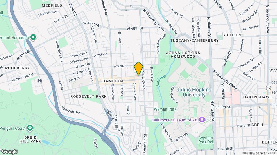 716 W 36th St, Unit 716 W 36th St Apt 2 Map and Location Details