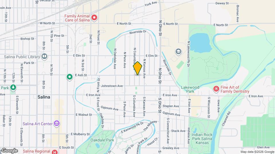 904 E Ash St Map and Location Details