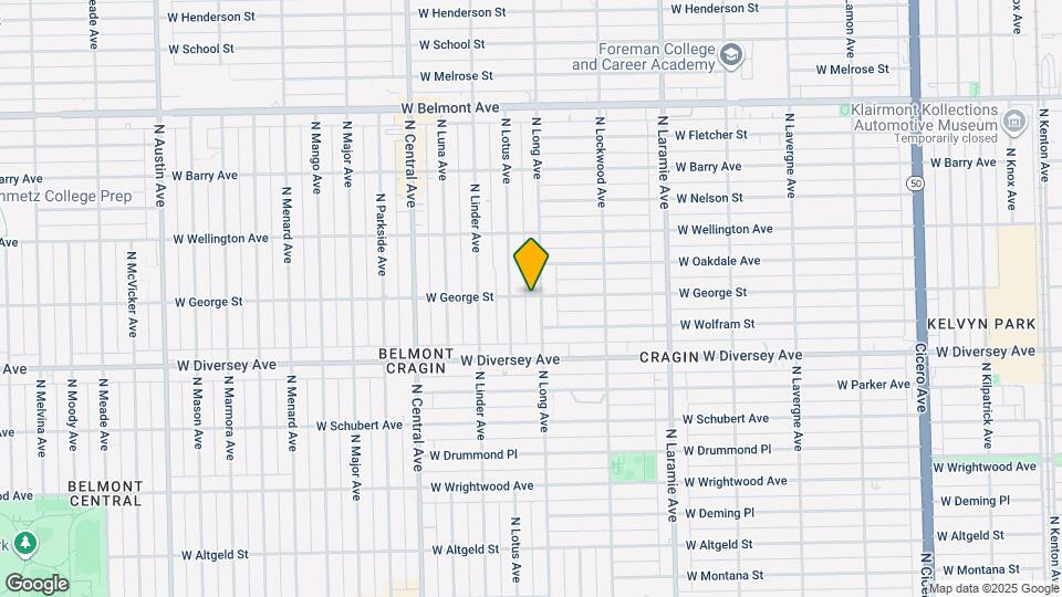 5400 W George St, Unit 2 Map and Location Details