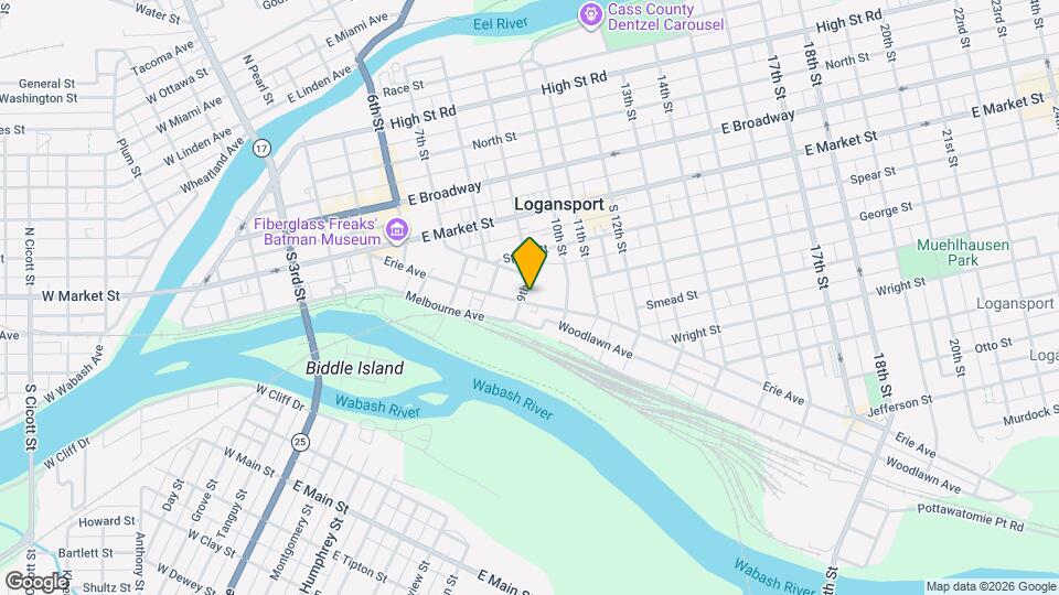 906 Erie Ave Map and Location Details