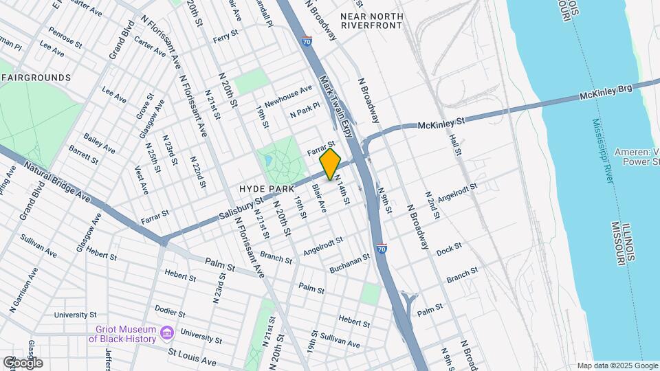 1415 Mallinckrodt St Map and Location Details
