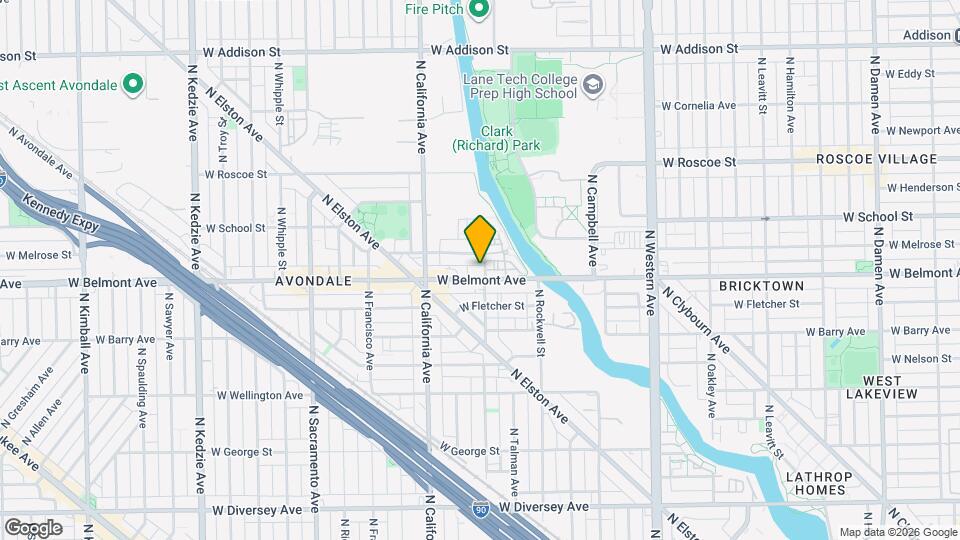 2700 W Belmont Ave Map and Location Details