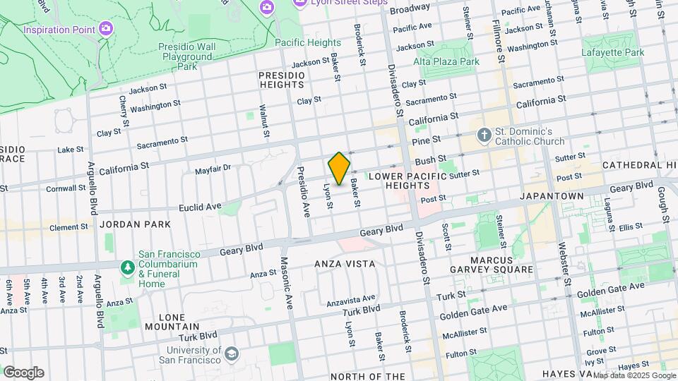 2624 Sutter St Map and Location Details