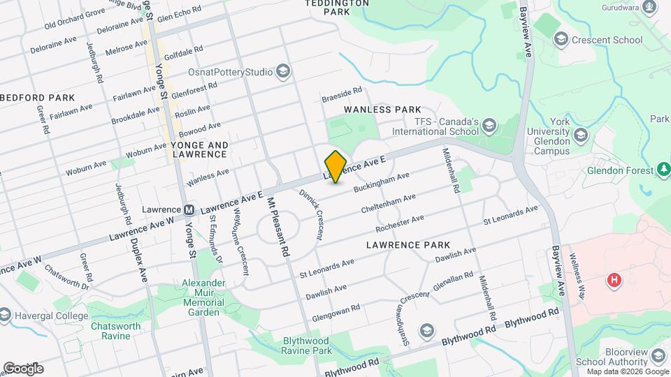 26 Buckingham Ave Map and Location Details