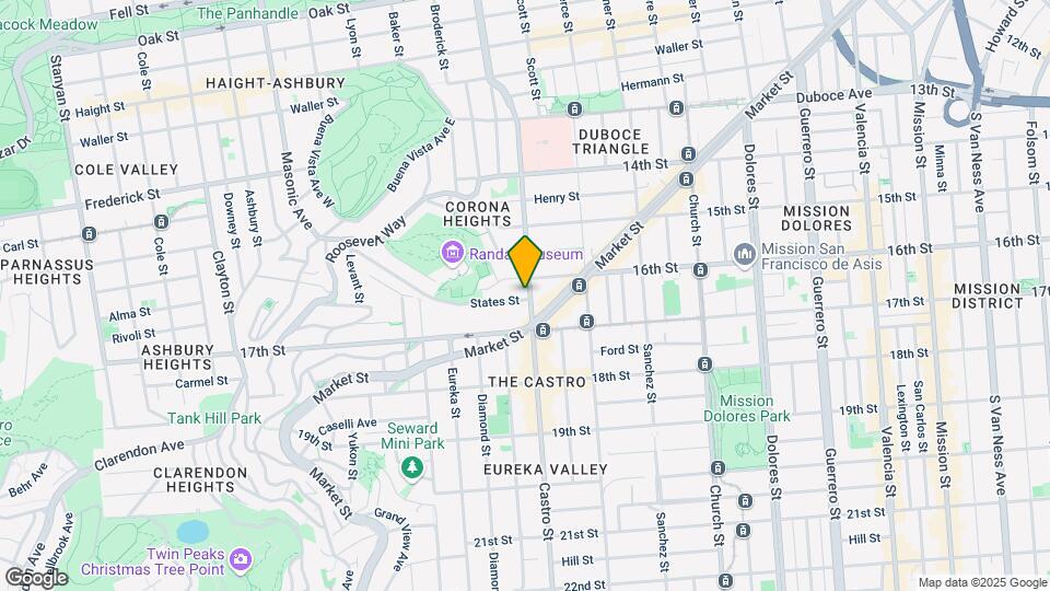 336-338 Castro St Map and Location Details