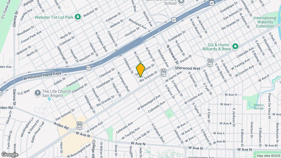 2430 Rio Grande St Map and Location Details