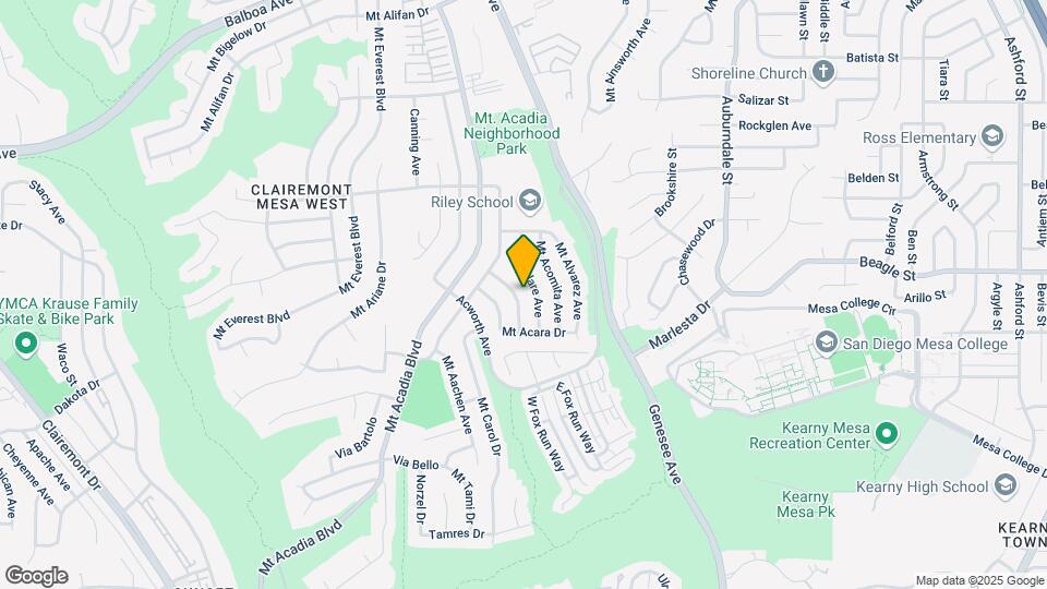 3549 Accomac Ave Map and Location Details
