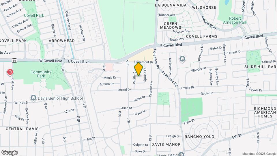 1408 Mello Pl Map and Location Details