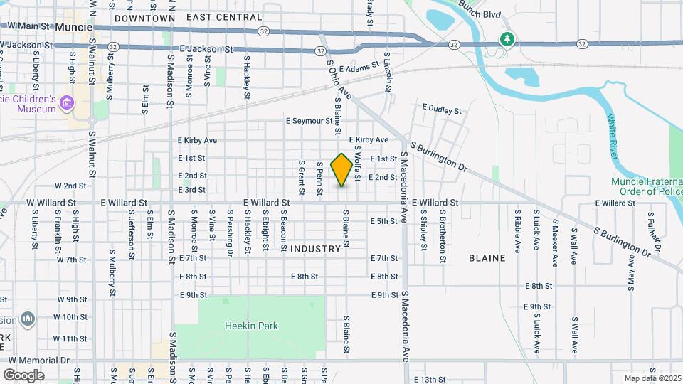 912 S Blaine St Map and Location Details
