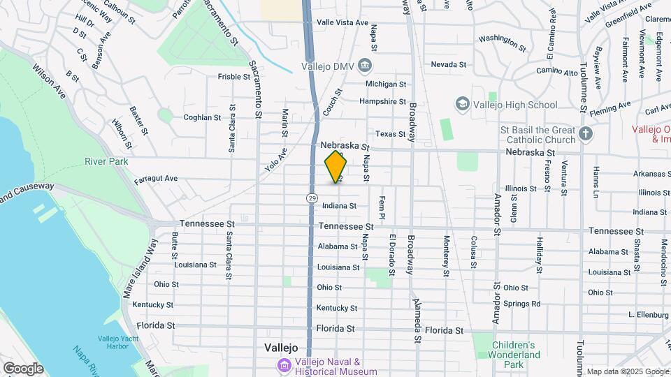 335-341 Illinois St Mapa y Detalles de la Ubicación