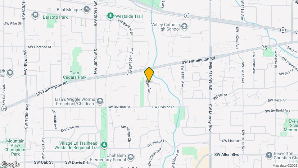 15290 SW Jaylee St Map and Location Details