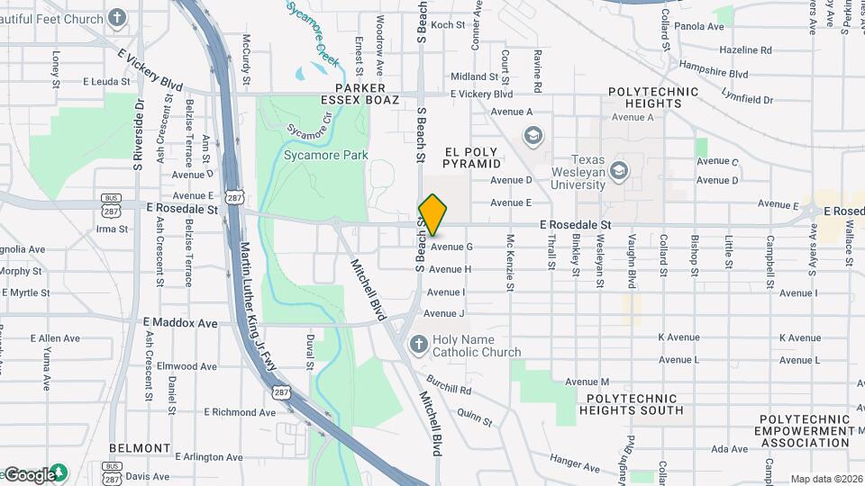 2609 Avenue G Map and Location Details