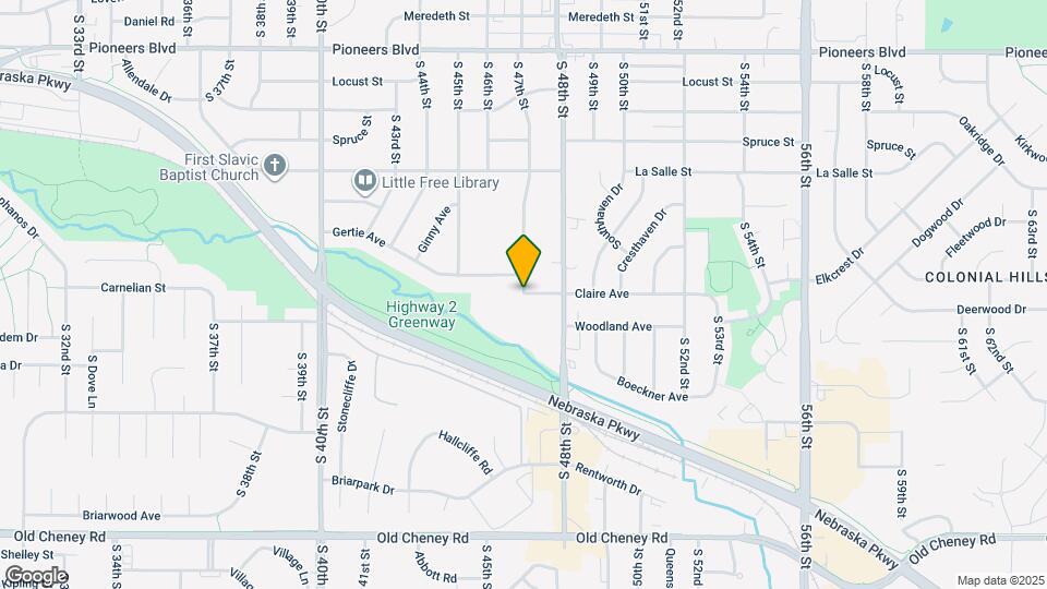 8831 S 47th St Map and Location Details