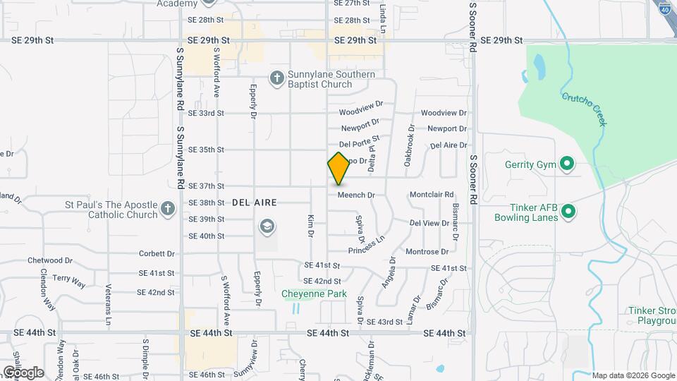 4709 Meench Dr Map and Location Details