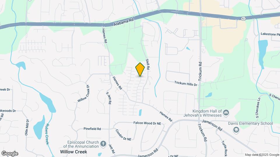 665 W Oaks Dr Map and Location Details