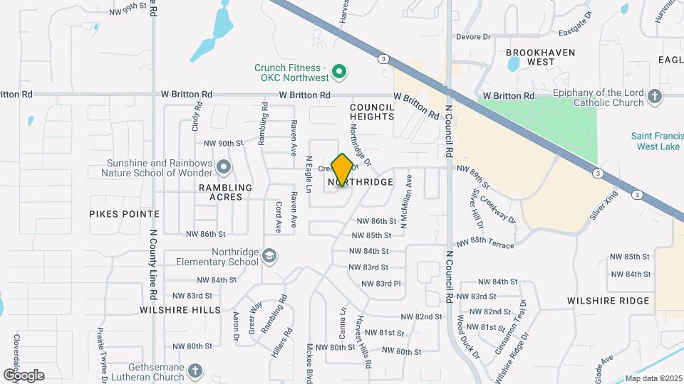 8900 N Shannon Ave Map and Location Details