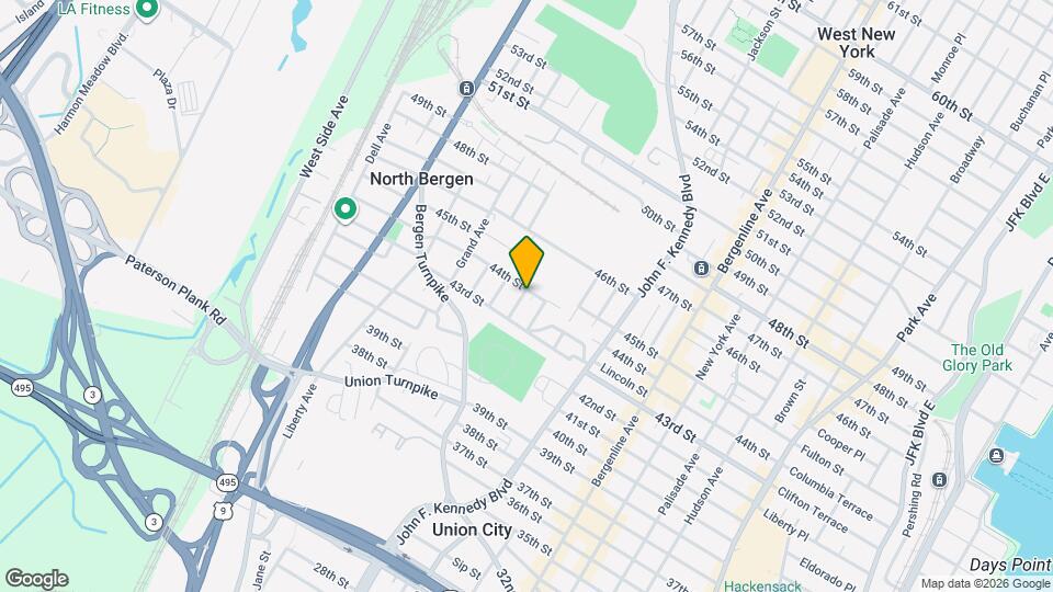 1317 44th St, Unit 2R Map and Location Details