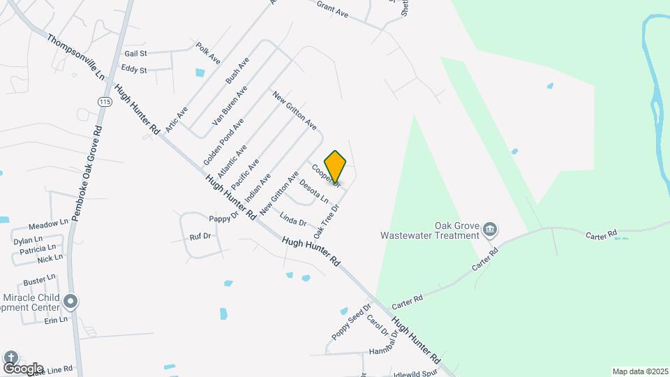 1012 Cooper Dr Map and Location Details