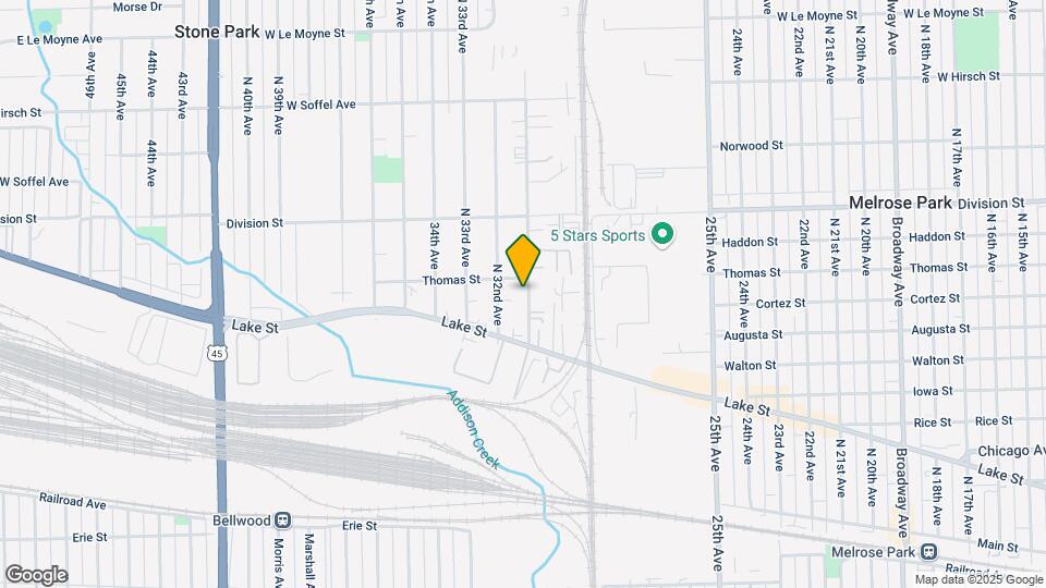 1208 31st Ave Map and Location Details