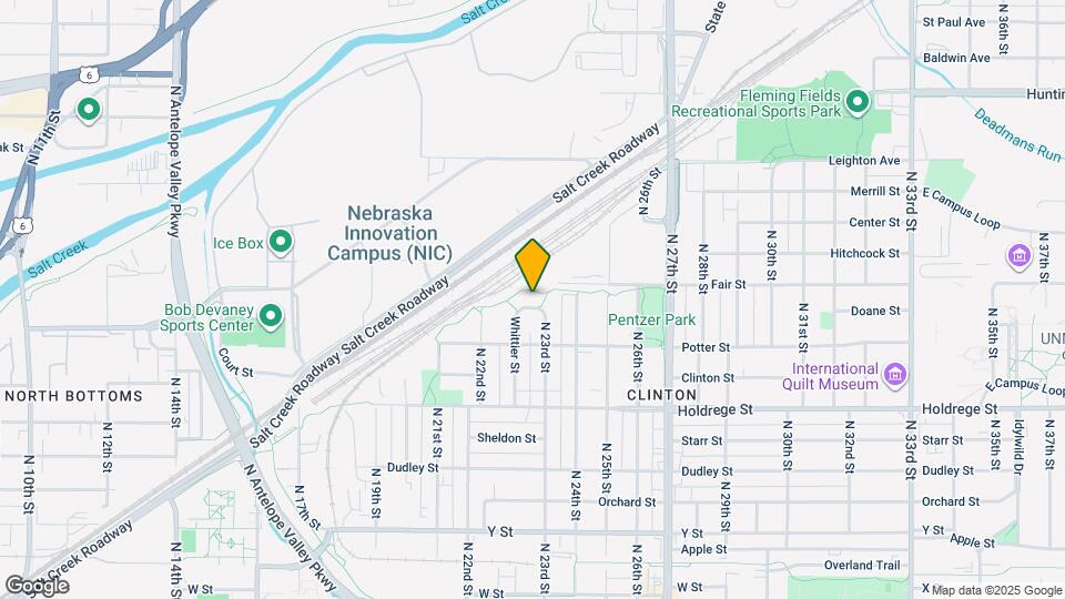 1843 Whittier St Map and Location Details