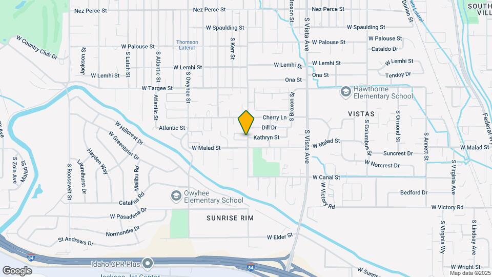 2411 S Shoshone St Map and Location Details