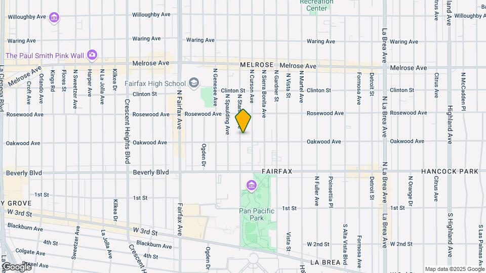 414 N Stanley Ave Mapa y Detalles de la Ubicación