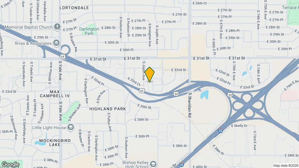 5948 E 33rd Ct Map and Location Details