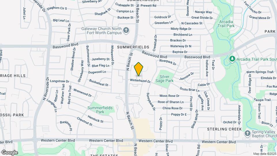 7104 Park Creek Dr Map and Location Details