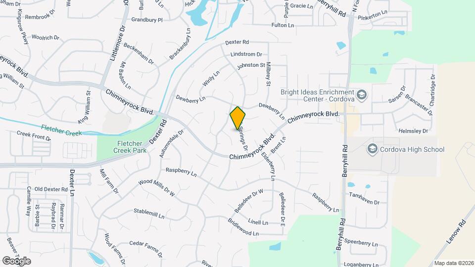 1855 Oak Springs Dr Map and Location Details