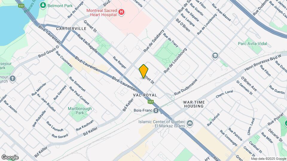 11895 Dulongpré Rue Map and Location Details