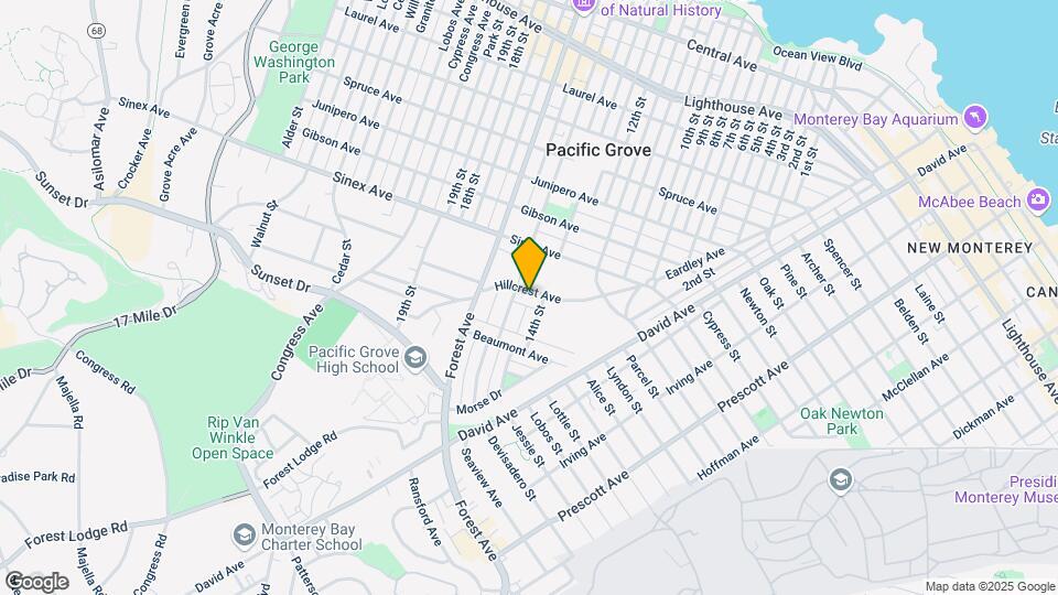 515 Hillcrest Ave Mapa y Detalles de la Ubicación
