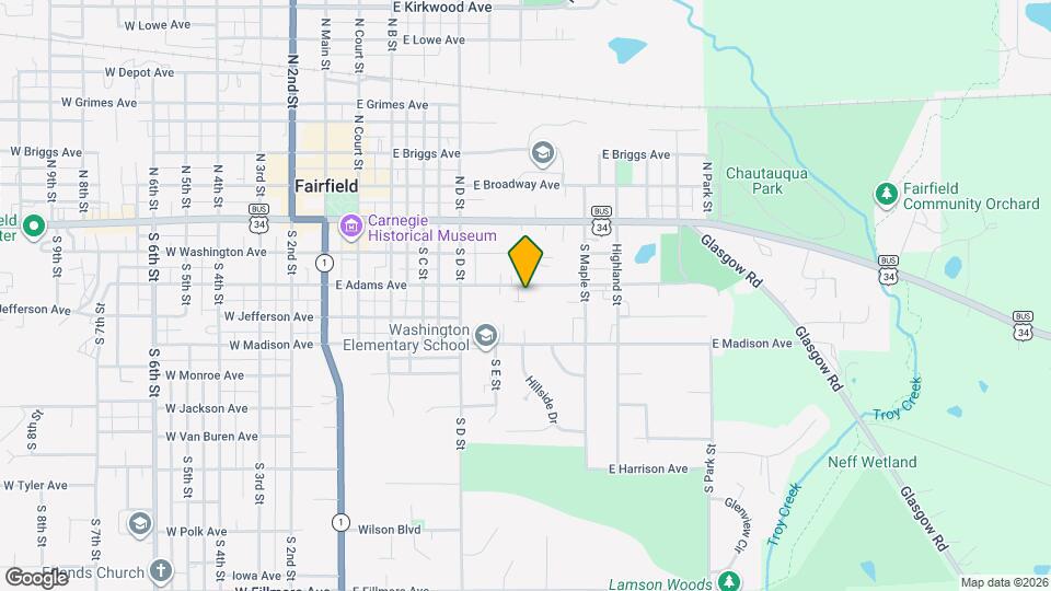 508 E Adams Ave Map and Location Details