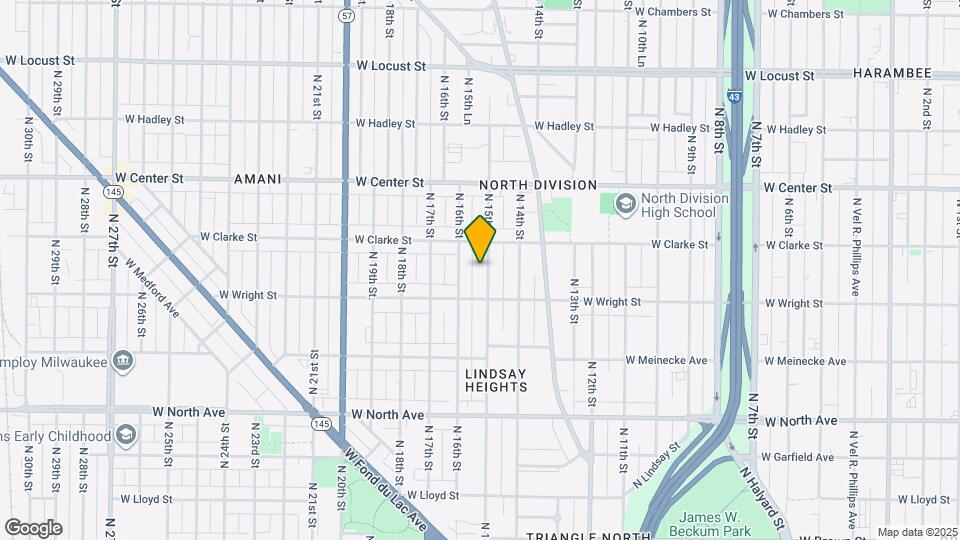 2541 N 15th St Map and Location Details