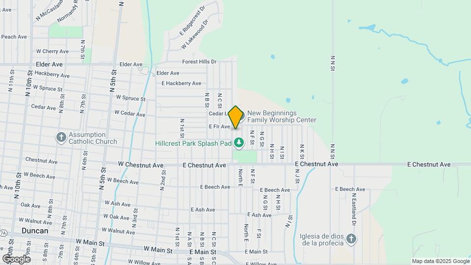 616 N D St Map and Location Details