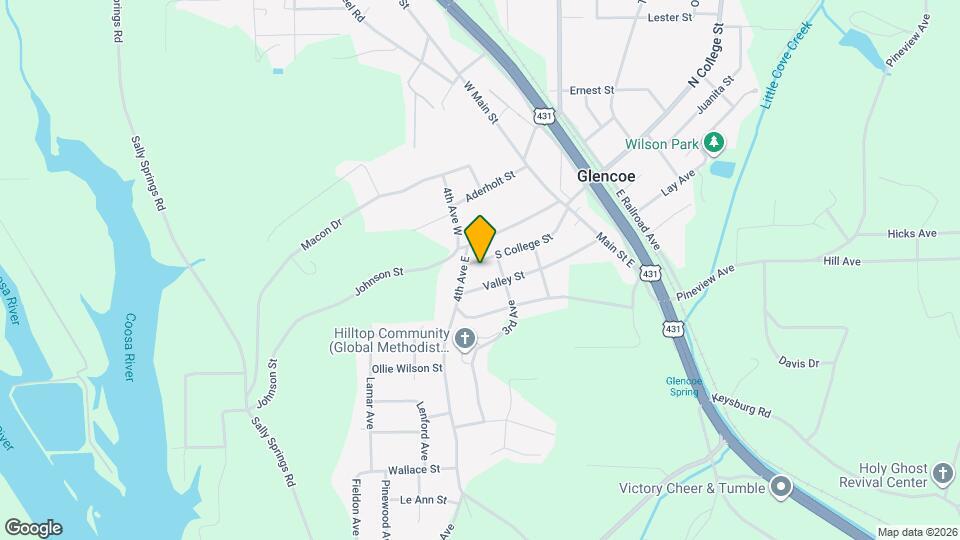 305 S College St Map and Location Details