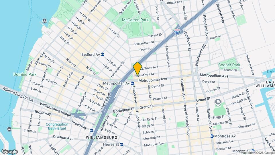 16 Conselyea St, Unit 3 Mapa y Detalles de la Ubicación