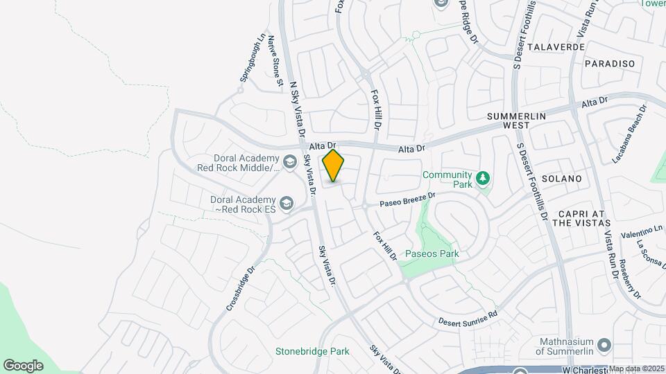 11231 Hidden Peak Ave Mapa y Detalles de la Ubicación