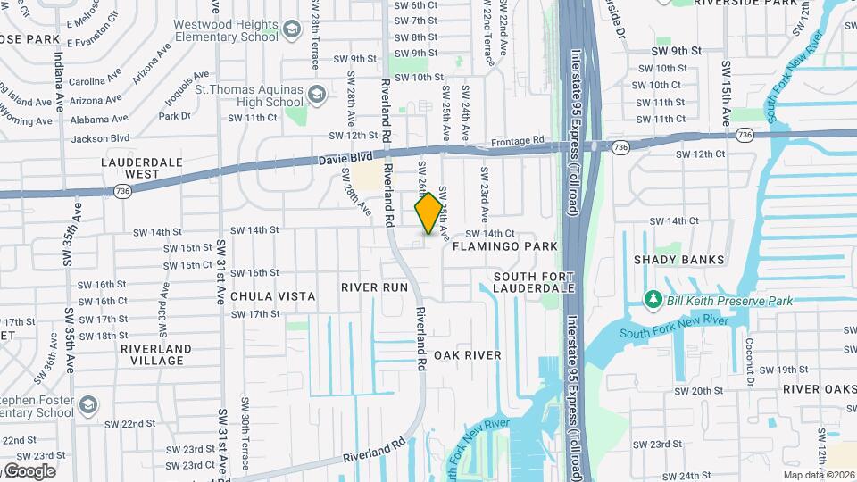 1464 SW 26th Ave Map and Location Details