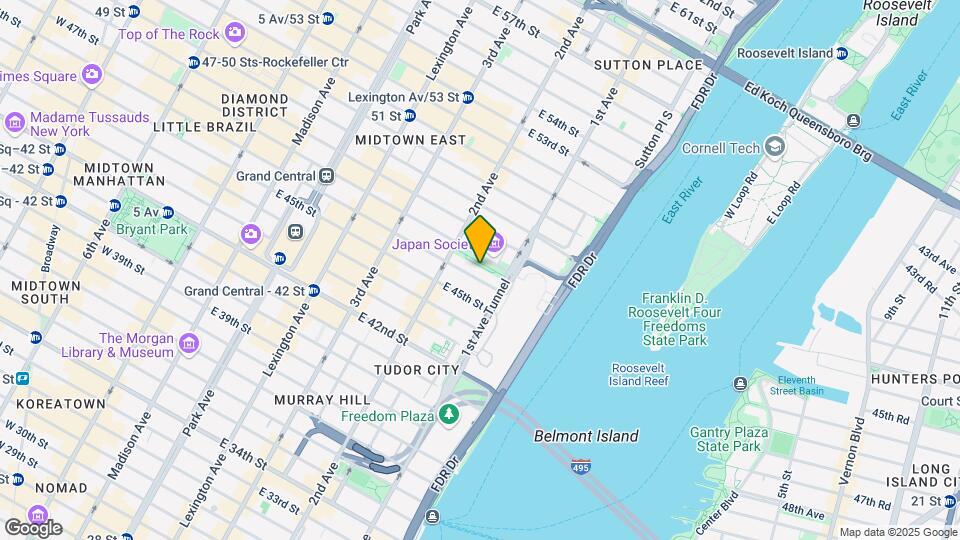 333 E 46th St Mapa y Detalles de la Ubicación
