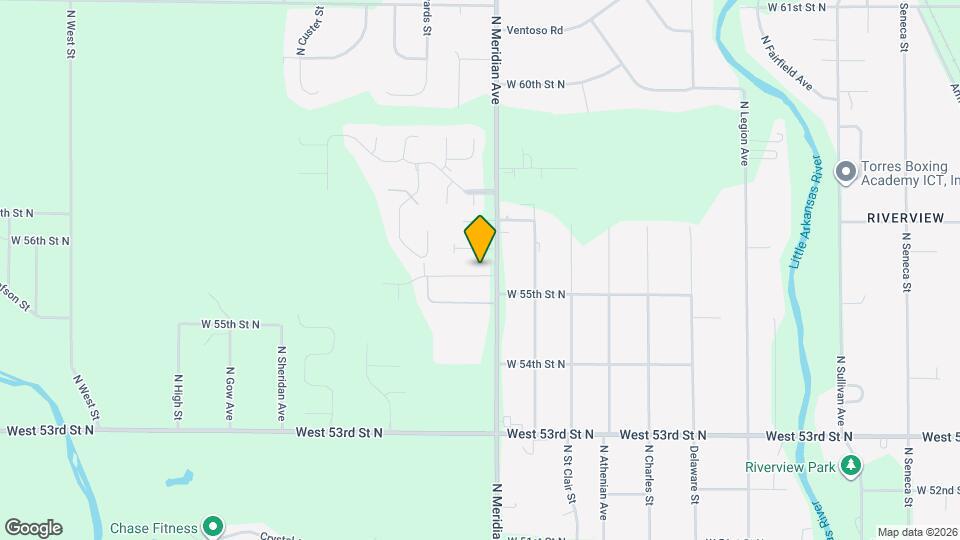 2508 W 55th Cir N Map and Location Details
