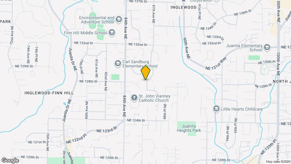 12807 86th Ave NE Map and Location Details