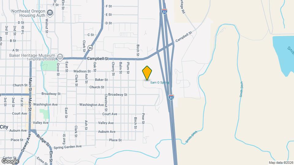 575 Baker St Map and Location Details