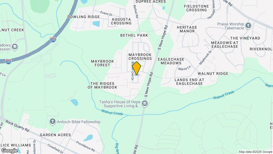 1716 Pebble Ridge Dr Map and Location Details
