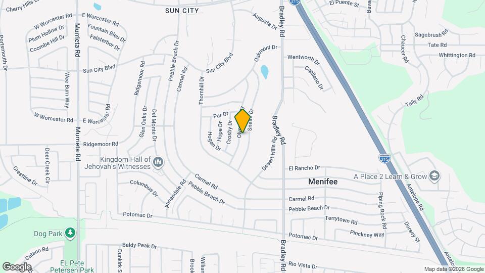 28960 Olympia Way Map and Location Details