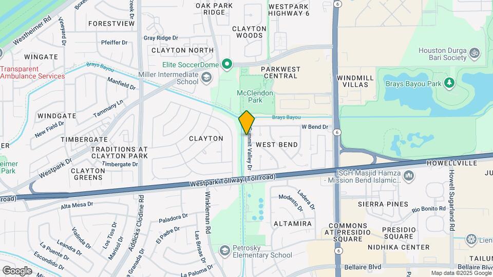 3926 Summit Valley Dr Map and Location Details