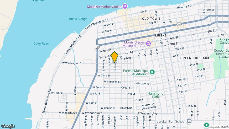904 California St Map and Location Details
