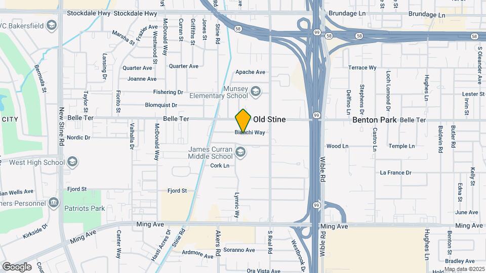 3801 Bianchi Way Map and Location Details
