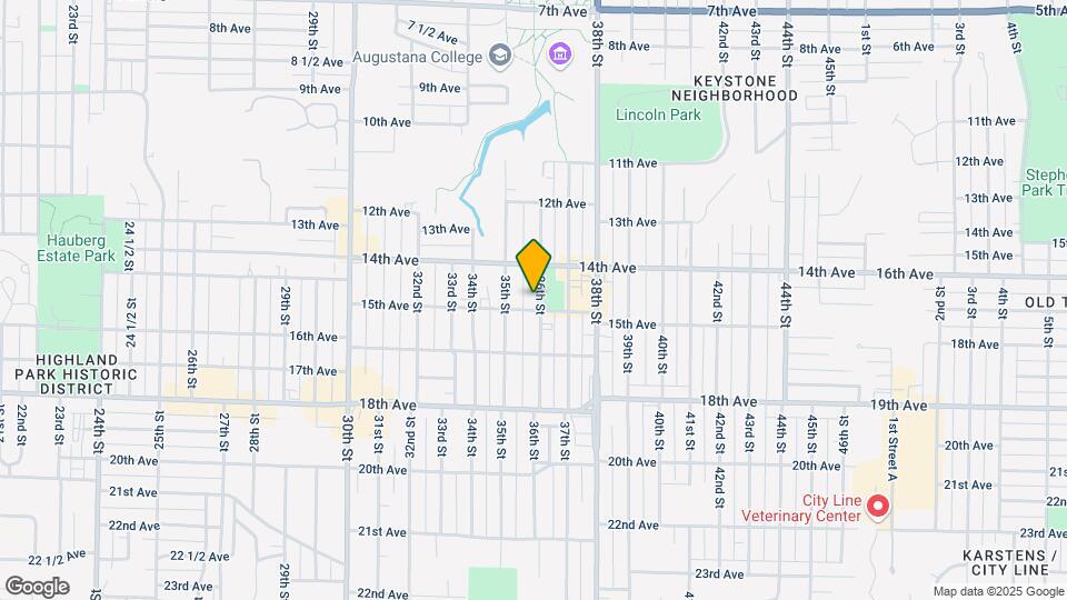 1432 36th St Map and Location Details